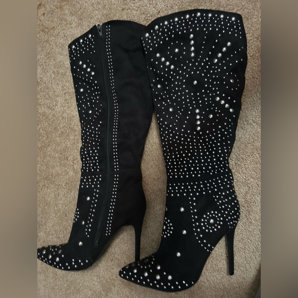 Sexy studded boots